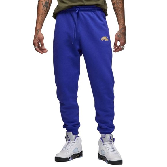 Nike Air Jordan Men's Sweatsuit Flight Tracksuit 2 PC Matching Concord Grape Set - Picture 7 of 14